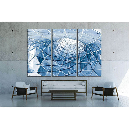 geometric glass facade №1592 Ready to Hang Canvas PrintCanvas art arrives ready to hang, with hanging accessories included and no additional framing required. Every canvas print is hand-crafted, made on-demand at our workshop and expertly stretched around