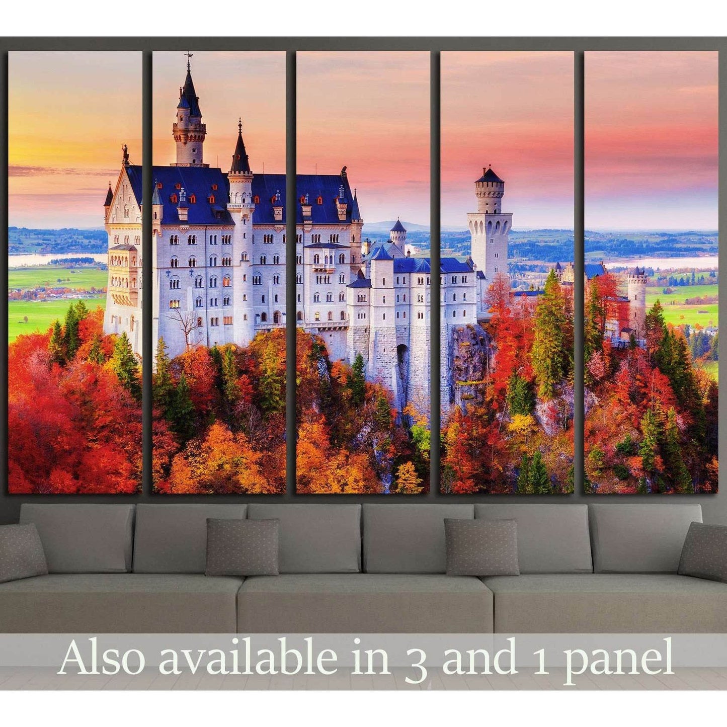 Germany, Neuschwanstein Castle №1804 Ready to Hang Canvas PrintCanvas art arrives ready to hang, with hanging accessories included and no additional framing required. Every canvas print is hand-crafted, made on-demand at our workshop and expertly stretche