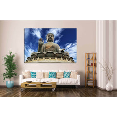 Giant Buddha №700 Ready to Hang Canvas PrintCanvas art arrives ready to hang, with hanging accessories included and no additional framing required. Every canvas print is hand-crafted, made on-demand at our workshop and expertly stretched around 100% North