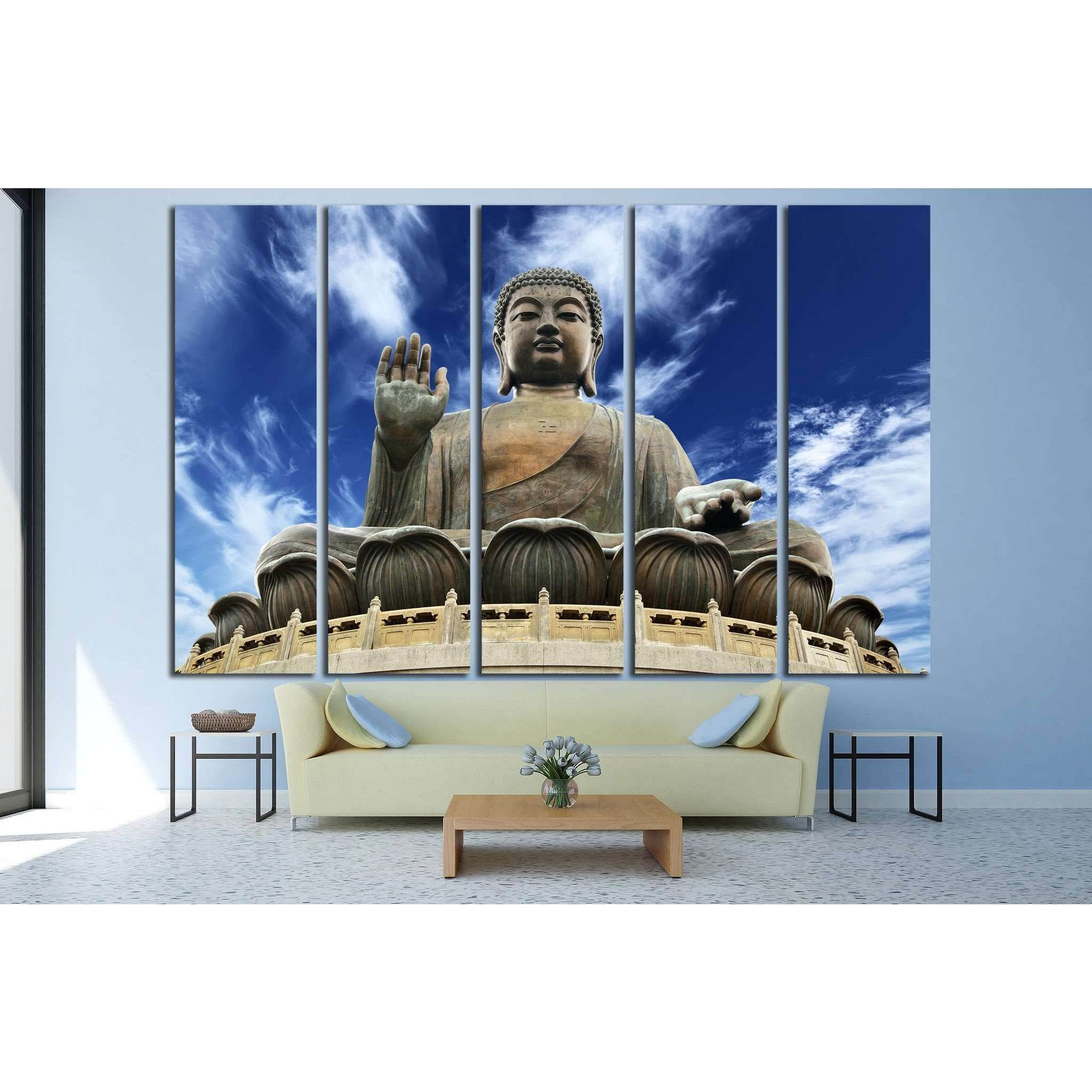 Giant Buddha №700 Ready to Hang Canvas PrintCanvas art arrives ready to hang, with hanging accessories included and no additional framing required. Every canvas print is hand-crafted, made on-demand at our workshop and expertly stretched around 100% North