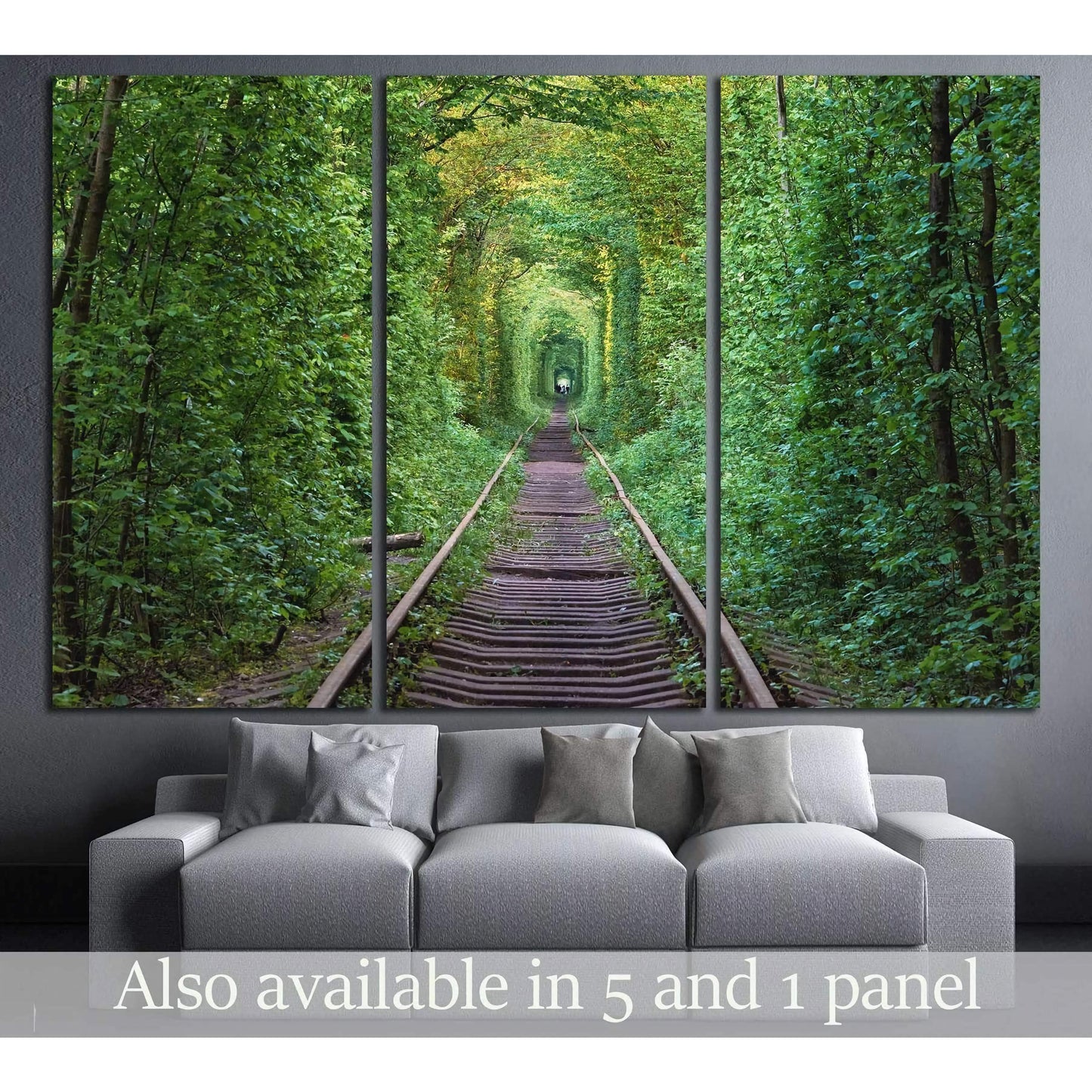 'Tunnel of Love' in Ukraine №3219 - Canvas Print / Wall Art / Wall Decor / Artwork / Poster