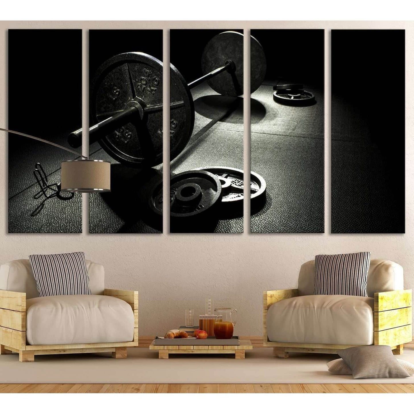 Gym / Crossfit №630 Ready to Hang Canvas PrintCanvas art arrives ready to hang, with hanging accessories included and no additional framing required. Every canvas print is hand-crafted, made on-demand at our workshop and expertly stretched around 100% Nor