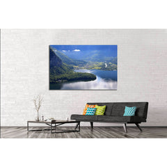 Hallstatt, the most beautiful lake town in the world, Austria №2844 Ready to Hang Canvas PrintCanvas art arrives ready to hang, with hanging accessories included and no additional framing required. Every canvas print is hand-crafted, made on-demand at our