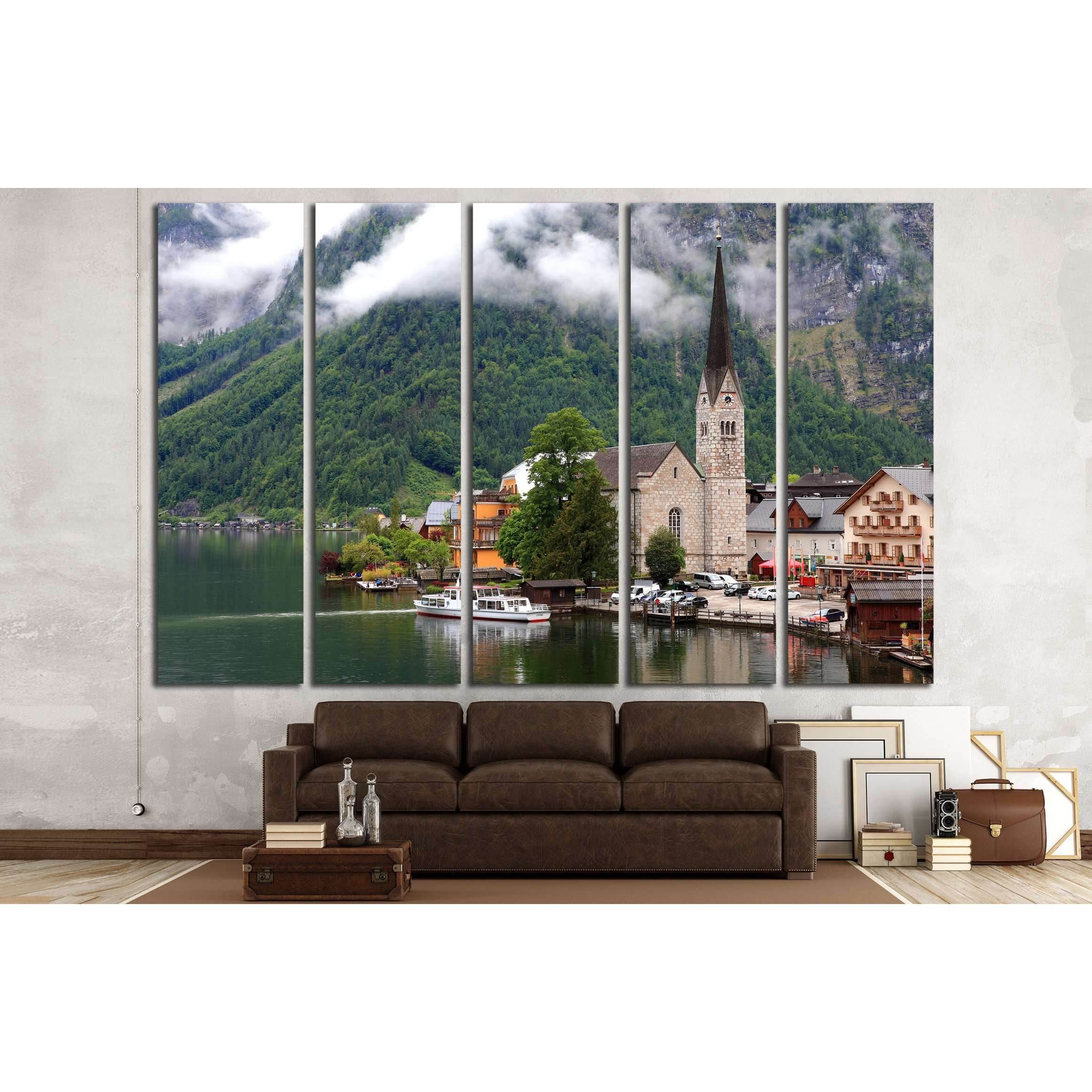 Hallstatt, the most beautiful lake town in the world, Austria. №2630 Ready to Hang Canvas PrintCanvas art arrives ready to hang, with hanging accessories included and no additional framing required. Every canvas print is hand-crafted, made on-demand at ou