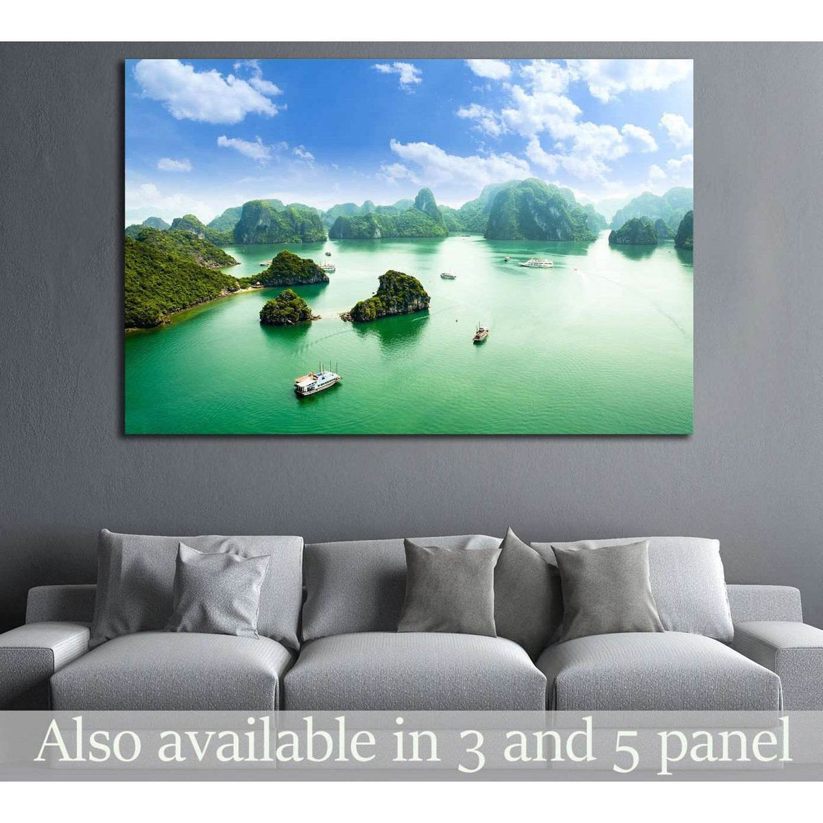 HALONG bay in vietnam, TiTop island №1905 Ready to Hang Canvas PrintCanvas art arrives ready to hang, with hanging accessories included and no additional framing required. Every canvas print is hand-crafted, made on-demand at our workshop and expertly str