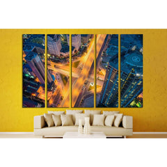 Hanoi cityscape, intersection Pham Hung - Duong Dinh Nghe, Vietnam №1555 Ready to Hang Canvas PrintCanvas art arrives ready to hang, with hanging accessories included and no additional framing required. Every canvas print is hand-crafted, made on-demand a