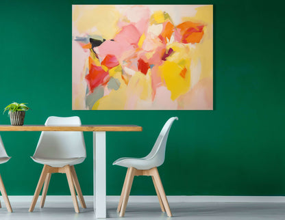 Harmonious Brushstroke Floral - Canvas Print - Artoholica Ready to Hang Canvas Print