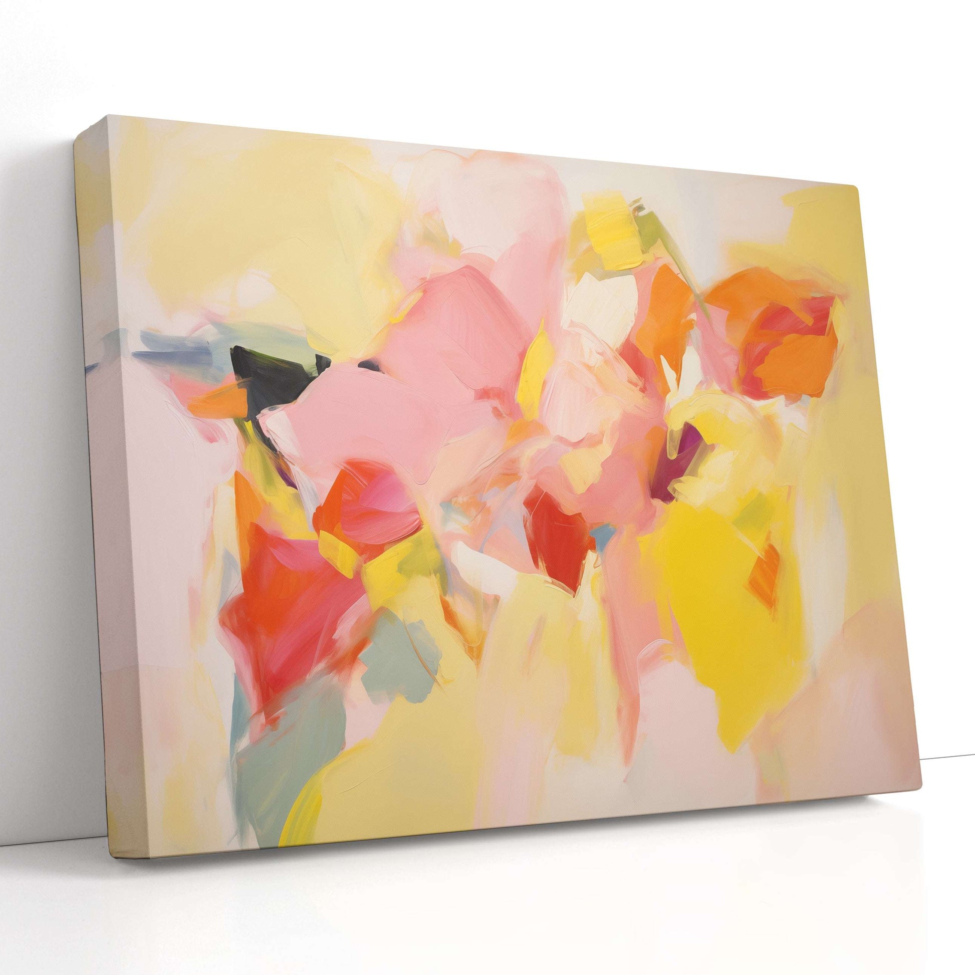 Harmonious Brushstroke Floral - Canvas Print - Artoholica Ready to Hang Canvas Print