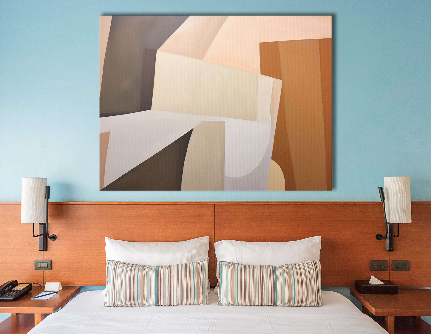 Harmonious Desert Hues - Canvas Print - Artoholica Ready to Hang Canvas Print