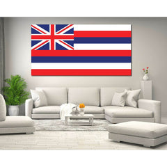 Hawaii Flag №829 Ready to Hang Canvas PrintCanvas art arrives ready to hang, with hanging accessories included and no additional framing required. Every canvas print is hand-crafted, made on-demand at our workshop and expertly stretched around 100% North
