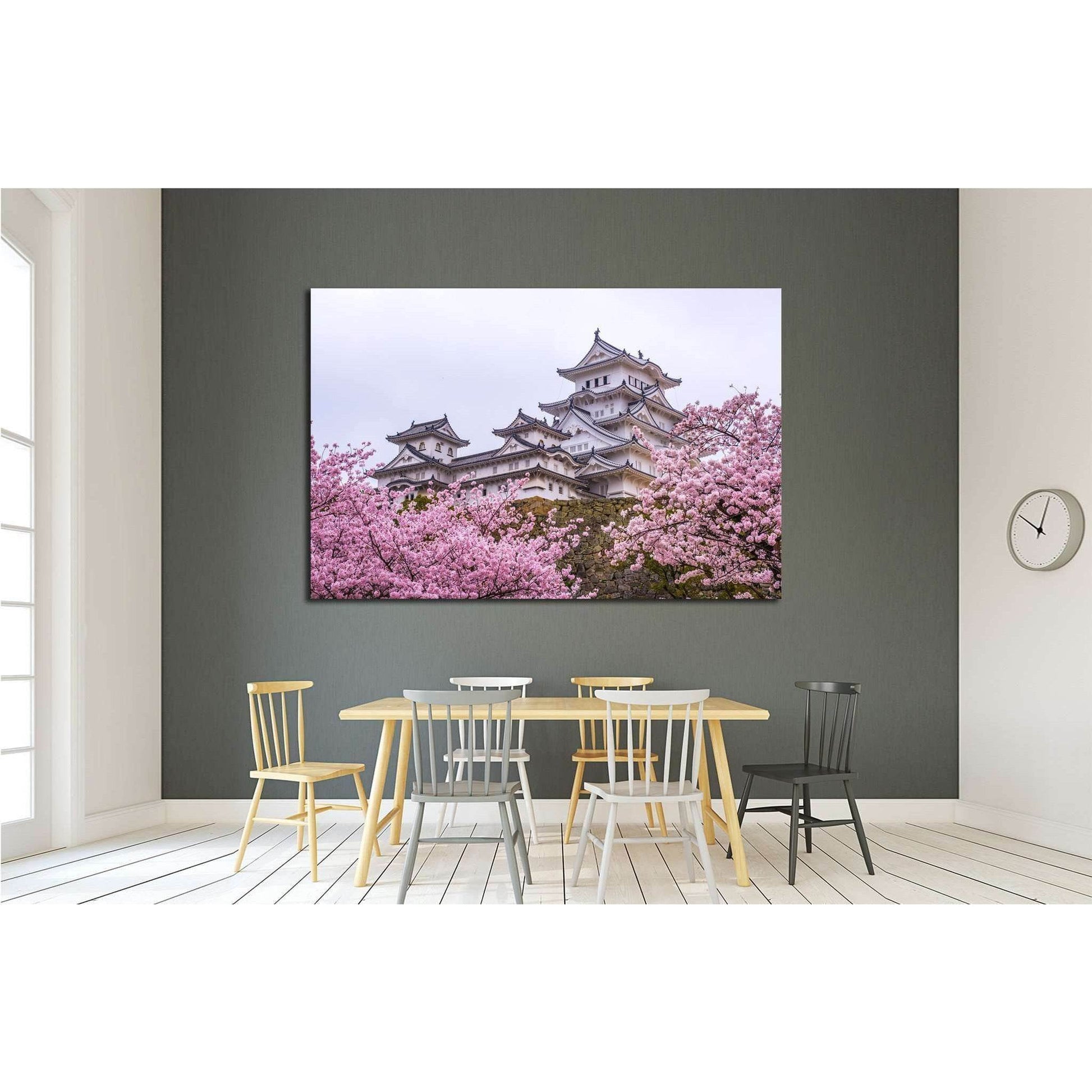 Himeji Sakura №1798 Ready to Hang Canvas PrintCanvas art arrives ready to hang, with hanging accessories included and no additional framing required. Every canvas print is hand-crafted, made on-demand at our workshop and expertly stretched around 100% Nor