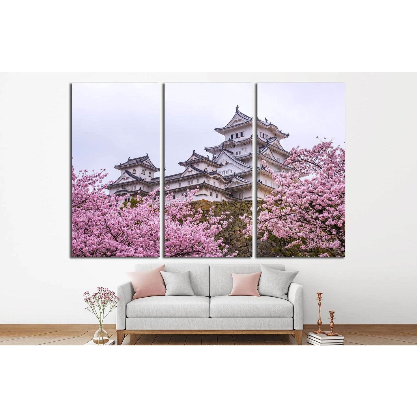 Himeji Sakura №1798 Ready to Hang Canvas PrintCanvas art arrives ready to hang, with hanging accessories included and no additional framing required. Every canvas print is hand-crafted, made on-demand at our workshop and expertly stretched around 100% Nor