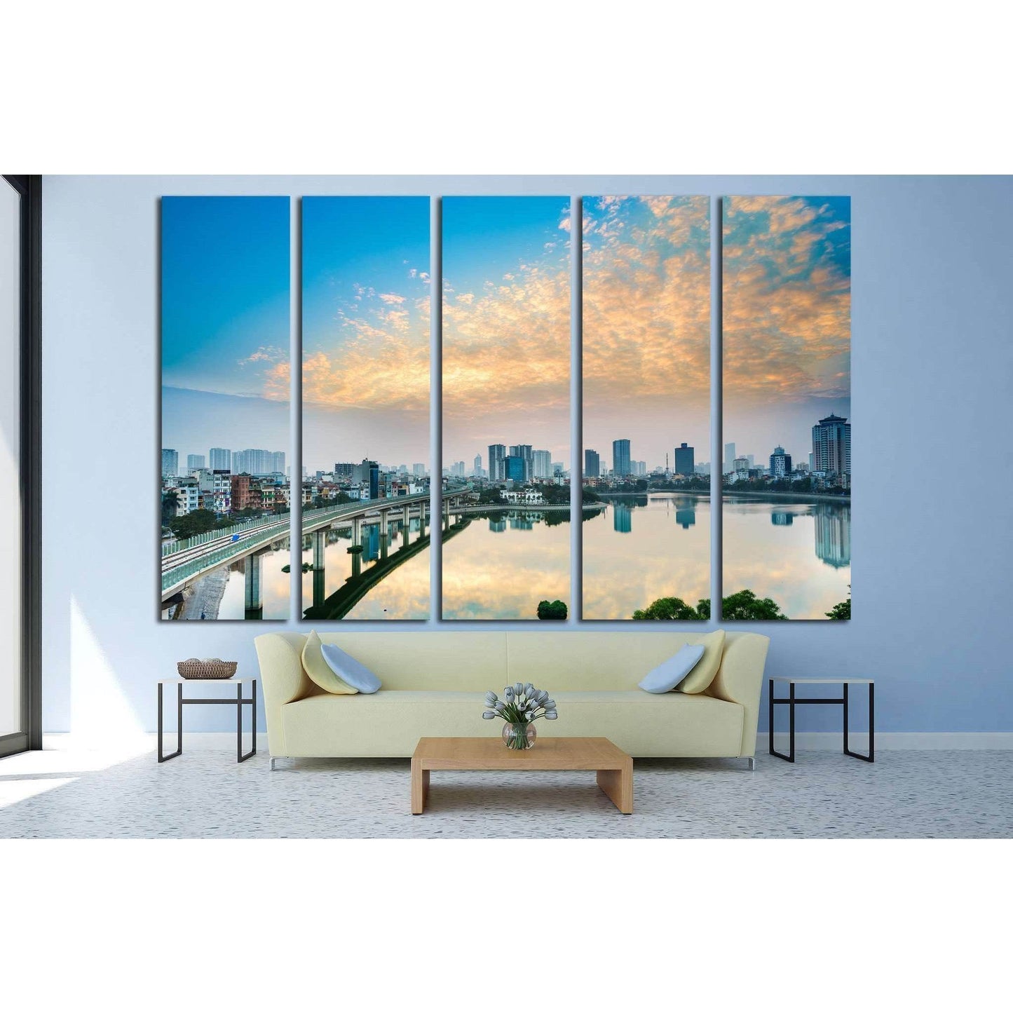 Hoang cau lake - hanoi Cityscape №1565 Ready to Hang Canvas PrintCanvas art arrives ready to hang, with hanging accessories included and no additional framing required. Every canvas print is hand-crafted, made on-demand at our workshop and expertly stretc