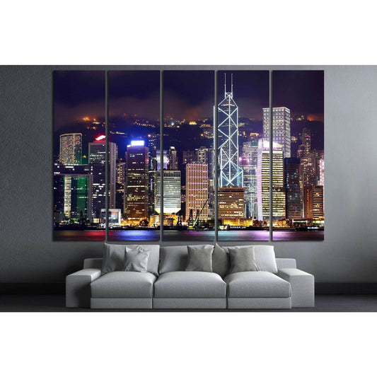 Hong Kong Skyline №768 Ready to Hang Canvas PrintCanvas art arrives ready to hang, with hanging accessories included and no additional framing required. Every canvas print is hand-crafted, made on-demand at our workshop and expertly stretched around 100%