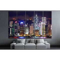 Hong Kong Skyline №768 Ready to Hang Canvas PrintCanvas art arrives ready to hang, with hanging accessories included and no additional framing required. Every canvas print is hand-crafted, made on-demand at our workshop and expertly stretched around 100%