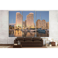 Honolulu, Hawaii №1145 Ready to Hang Canvas PrintCanvas art arrives ready to hang, with hanging accessories included and no additional framing required. Every canvas print is hand-crafted, made on-demand at our workshop and expertly stretched around 100%