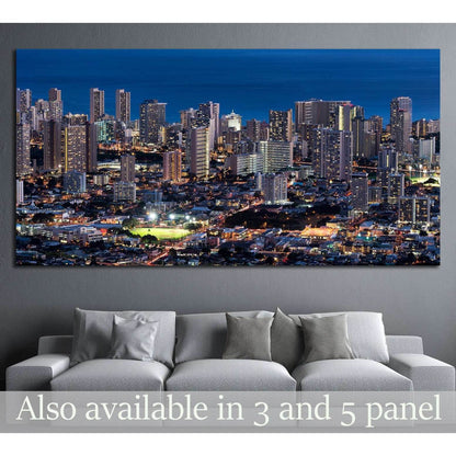 HONOLULU, HAWAII №1753 Ready to Hang Canvas PrintCanvas art arrives ready to hang, with hanging accessories included and no additional framing required. Every canvas print is hand-crafted, made on-demand at our workshop and expertly stretched around 100%