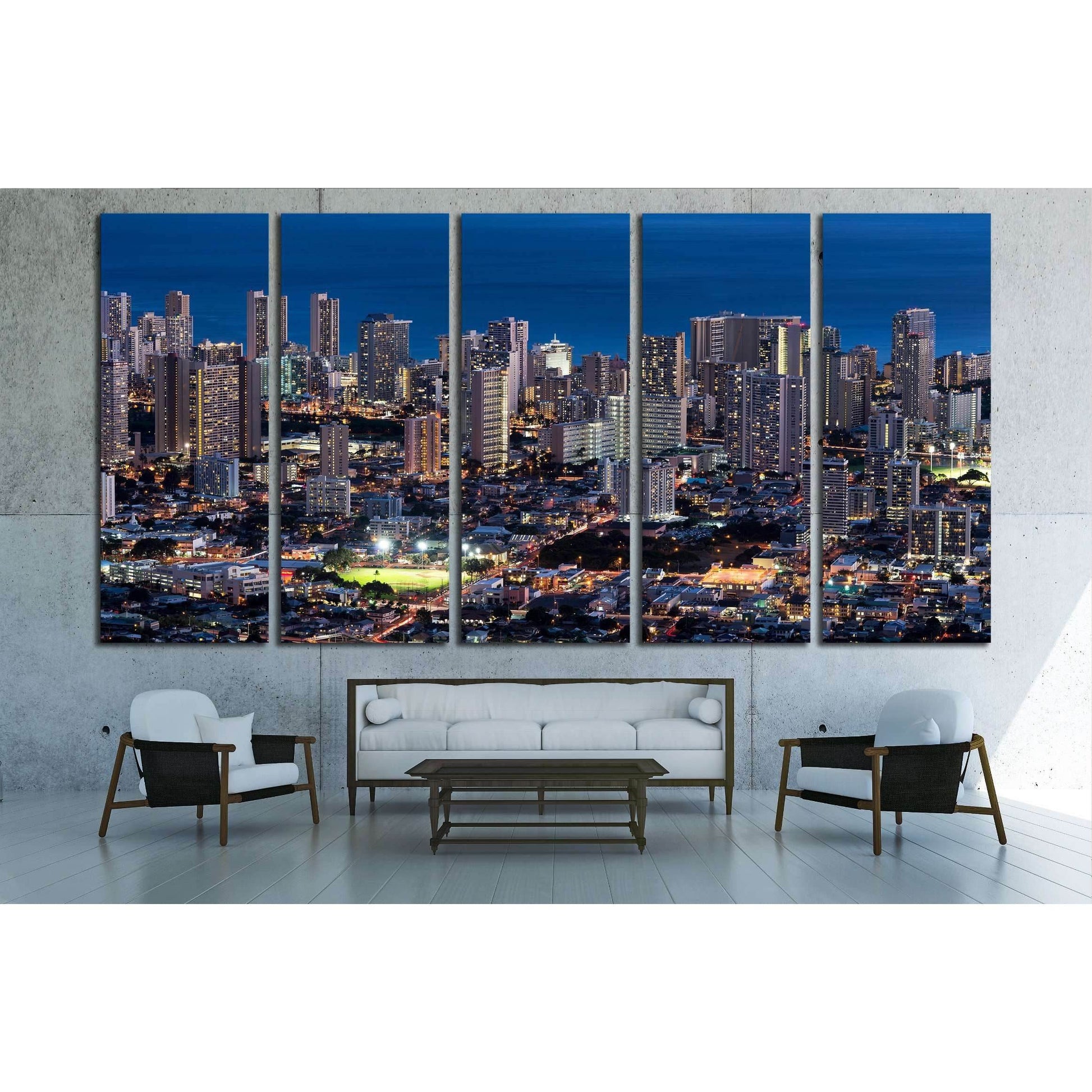 HONOLULU, HAWAII №1753 Ready to Hang Canvas PrintCanvas art arrives ready to hang, with hanging accessories included and no additional framing required. Every canvas print is hand-crafted, made on-demand at our workshop and expertly stretched around 100%