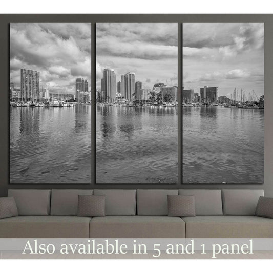 Honolulu, Hawaii, USA, Ala Wai Lagoon and Harbor №1771 Ready to Hang Canvas PrintCanvas art arrives ready to hang, with hanging accessories included and no additional framing required. Every canvas print is hand-crafted, made on-demand at our workshop and