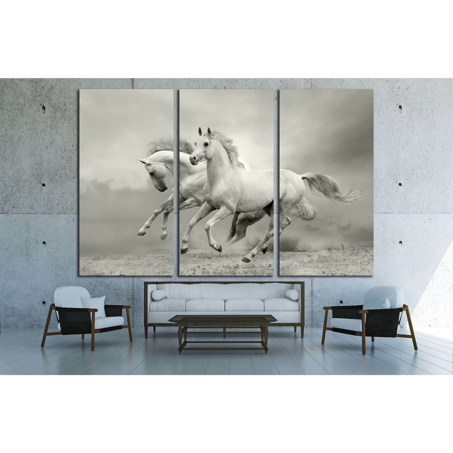 horses in summer №2786 Ready to Hang Canvas PrintCanvas art arrives ready to hang, with hanging accessories included and no additional framing required. Every canvas print is hand-crafted, made on-demand at our workshop and expertly stretched around 100%