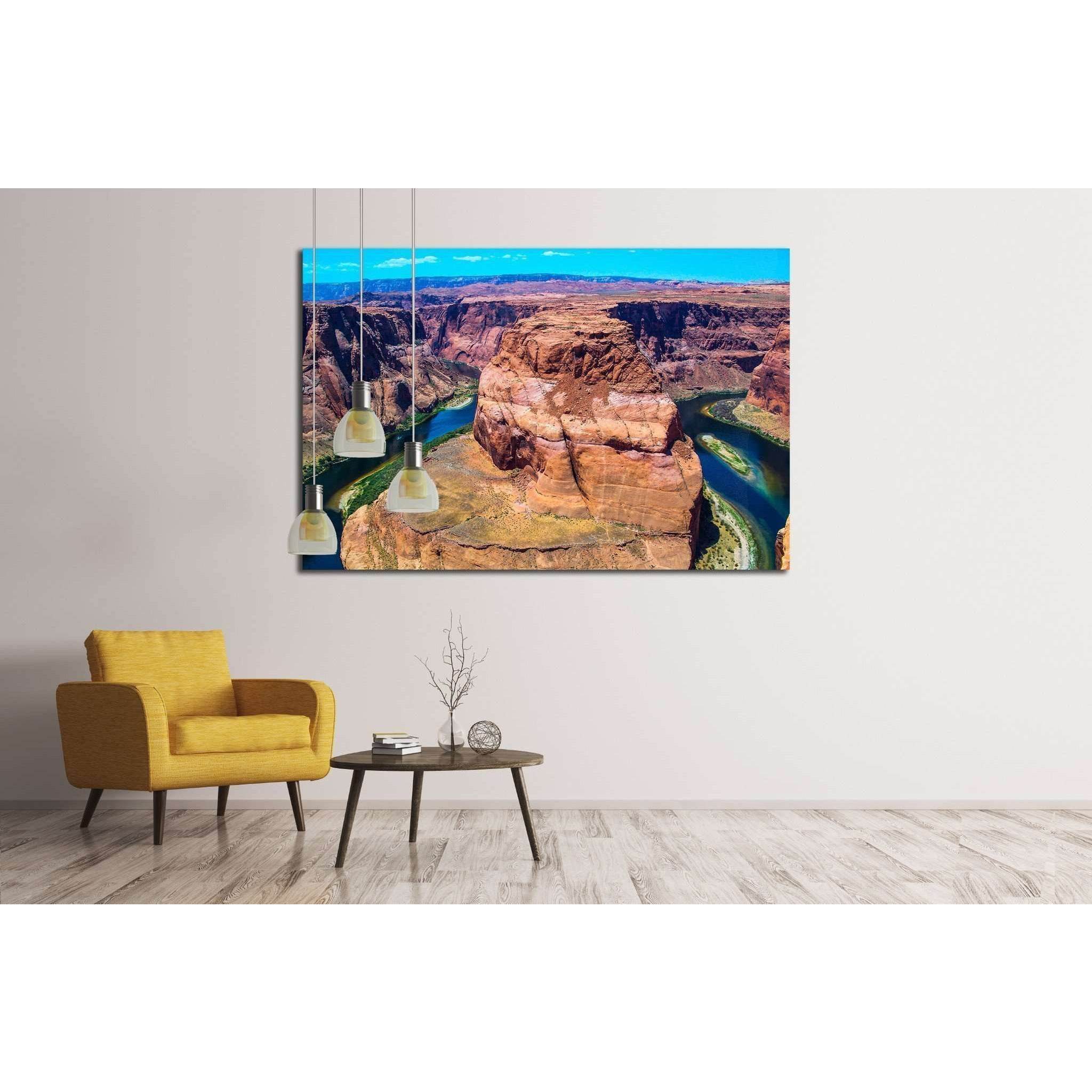 Horseshoe Bend in Arizona №1999 Ready to Hang Canvas PrintCanvas art arrives ready to hang, with hanging accessories included and no additional framing required. Every canvas print is hand-crafted, made on-demand at our workshop and expertly stretched aro