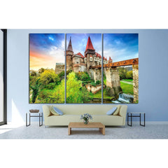 Hunyad Castle, Corvin's Castle, Hunedoara, Transylvania, Romania №1809 Ready to Hang Canvas PrintCanvas art arrives ready to hang, with hanging accessories included and no additional framing required. Every canvas print is hand-crafted, made on-demand at
