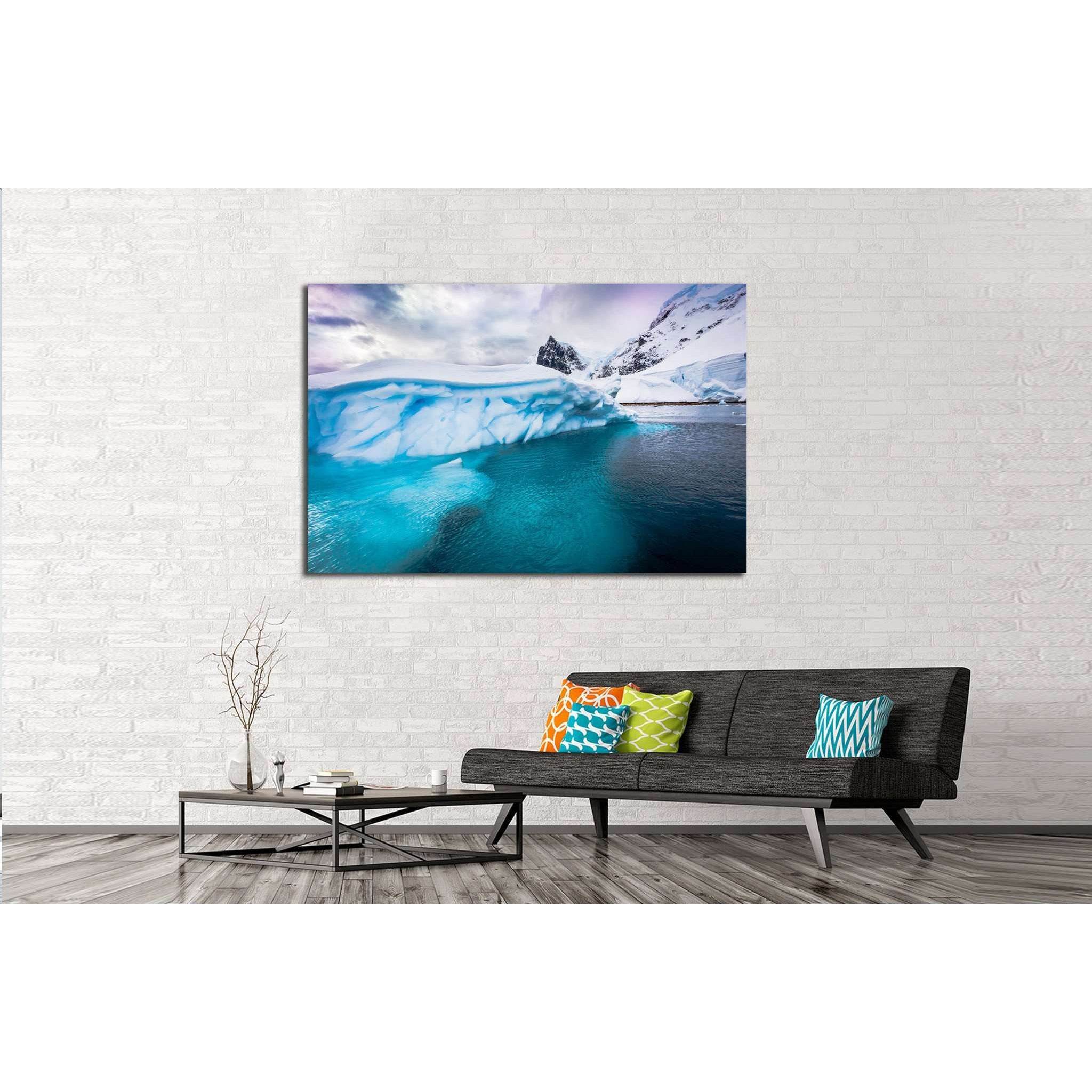 Iceberg in Antarctica. №602 Ready to Hang Canvas PrintCanvas art arrives ready to hang, with hanging accessories included and no additional framing required. Every canvas print is hand-crafted, made on-demand at our workshop and expertly stretched around