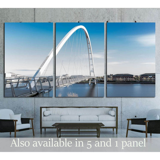 Infinity Bridge Stockton on Tees №1757 Ready to Hang Canvas PrintCanvas art arrives ready to hang, with hanging accessories included and no additional framing required. Every canvas print is hand-crafted, made on-demand at our workshop and expertly stretc