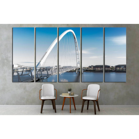 Infinity Bridge Stockton on Tees №1757 Ready to Hang Canvas PrintCanvas art arrives ready to hang, with hanging accessories included and no additional framing required. Every canvas print is hand-crafted, made on-demand at our workshop and expertly stretc