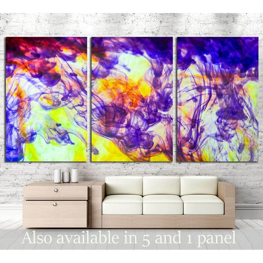 inks in water, colorful abstraction №1341 Ready to Hang Canvas PrintCanvas art arrives ready to hang, with hanging accessories included and no additional framing required. Every canvas print is hand-crafted, made on-demand at our workshop and expertly str