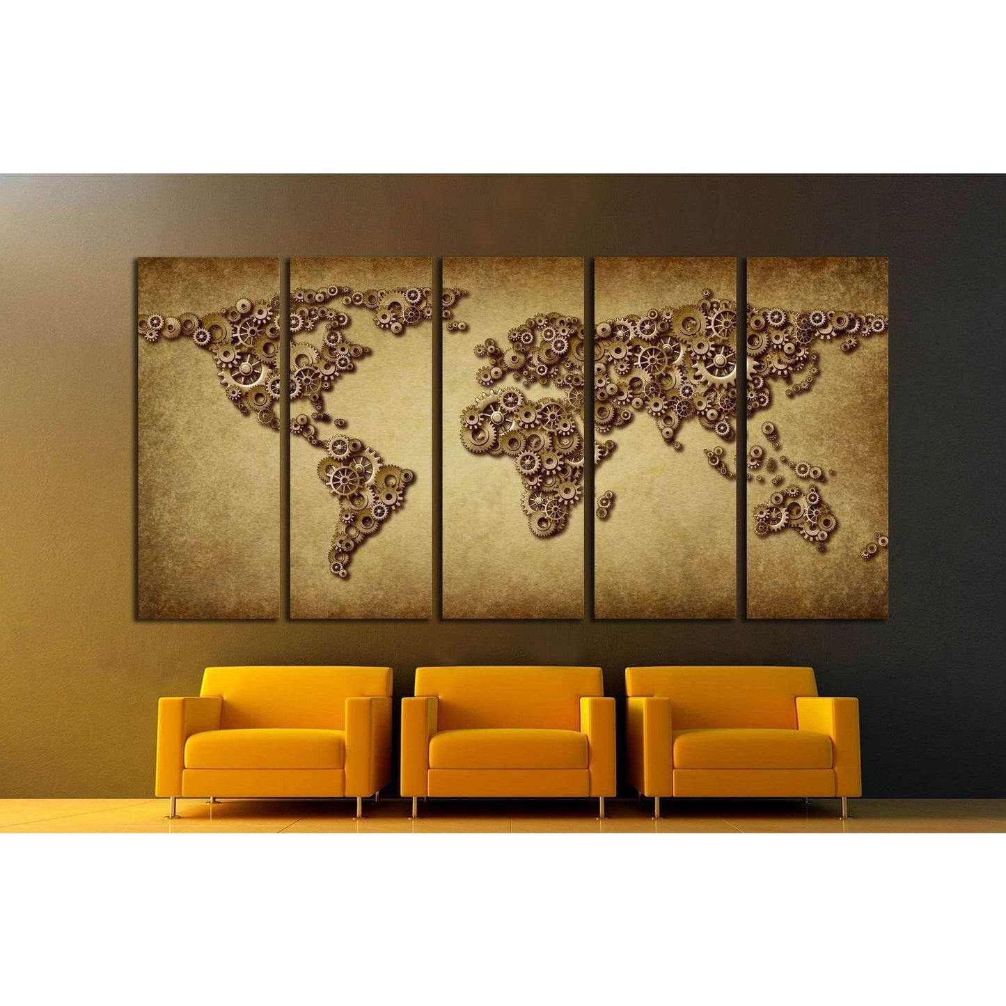 Finance World Map Wall DecorationDecorate your walls with a stunning Grunge World Map Canvas Art Print from the world's largest art gallery. Choose from thousands of Financial artworks with various sizing options. Choose your perfect art print to complete