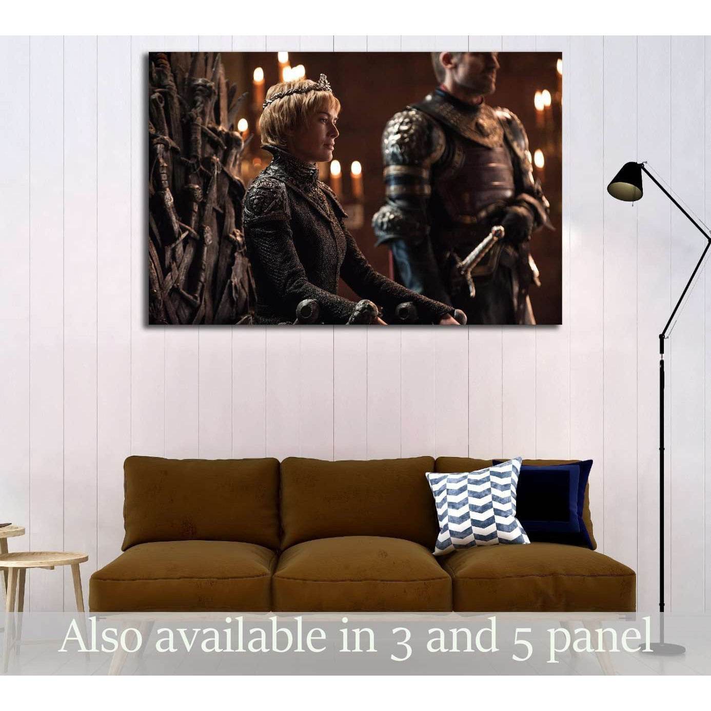 Jaime Lannister and Cersei Lannister №3322 Ready to Hang Canvas PrintCanvas art arrives ready to hang, with hanging accessories included and no additional framing required. Every canvas print is hand-crafted, made on-demand at our workshop and expertly st