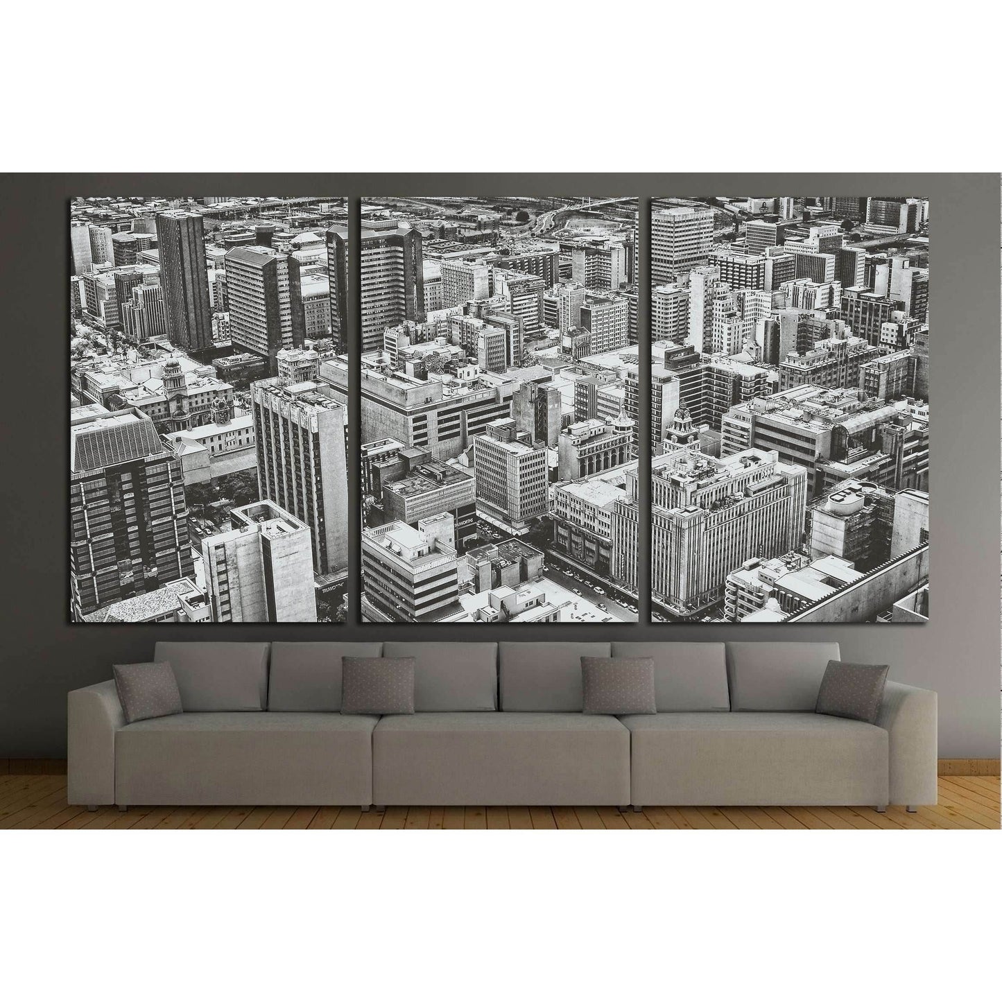 Johannesburg Central Business District has the most dense collection of skyscrapers in Africa №2945 Ready to Hang Canvas PrintCanvas art arrives ready to hang, with hanging accessories included and no additional framing required. Every canvas print is han