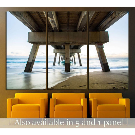 Juno Beach Pier Sunrise, Florida №2518 Ready to Hang Canvas PrintCanvas art arrives ready to hang, with hanging accessories included and no additional framing required. Every canvas print is hand-crafted, made on-demand at our workshop and expertly stretc