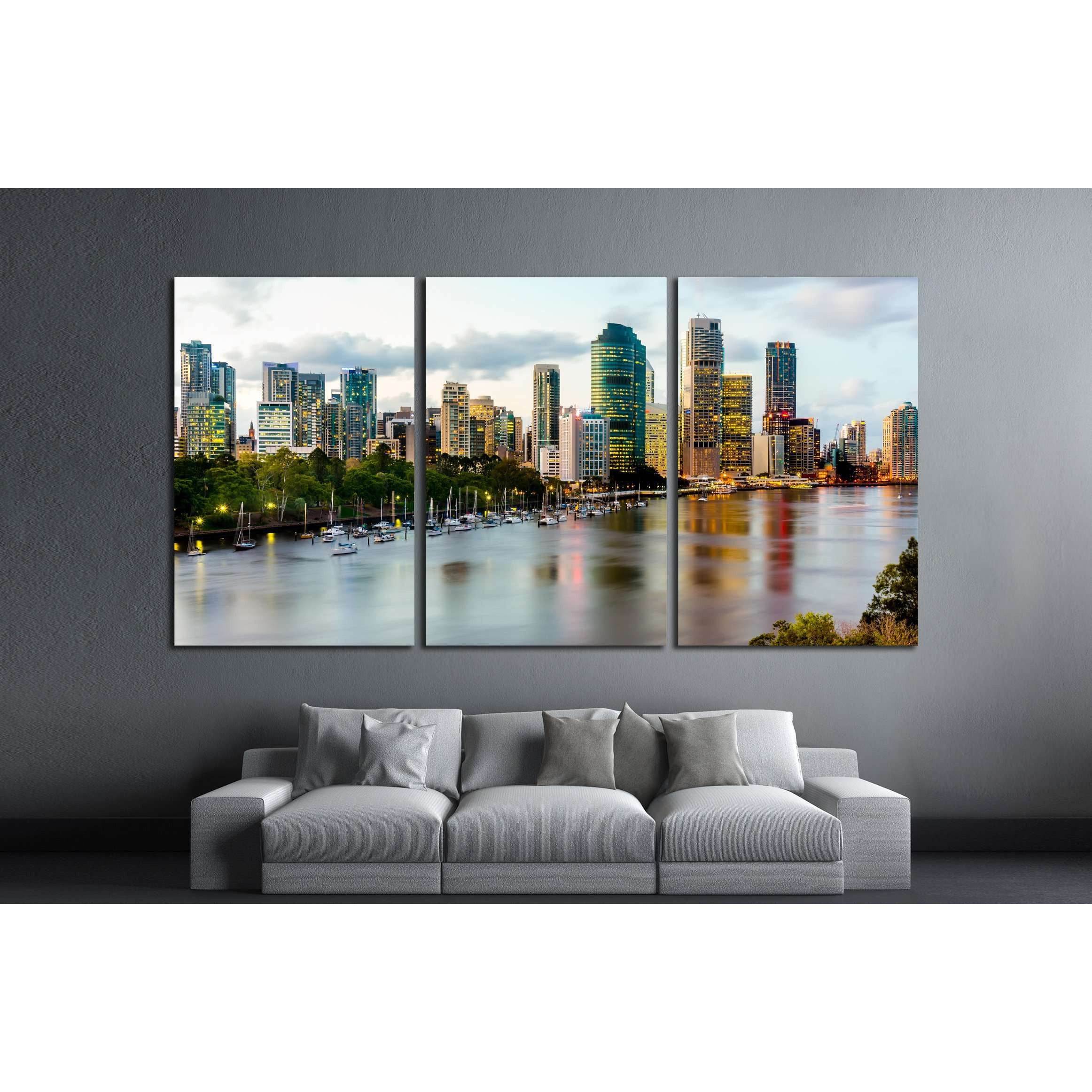 Kangaroo Point Cliffs №2642 Ready to Hang Canvas PrintCanvas art arrives ready to hang, with hanging accessories included and no additional framing required. Every canvas print is hand-crafted, made on-demand at our workshop and expertly stretched around