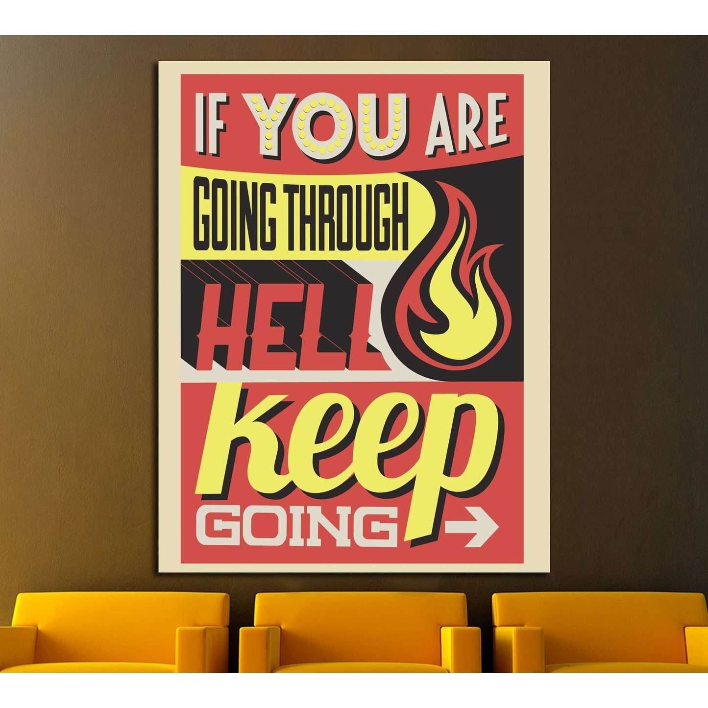 keep going №4536 Ready to Hang Canvas PrintCanvas art arrives ready to hang, with hanging accessories included and no additional framing required. Every canvas print is hand-crafted, made on-demand at our workshop and expertly stretched around 100% North