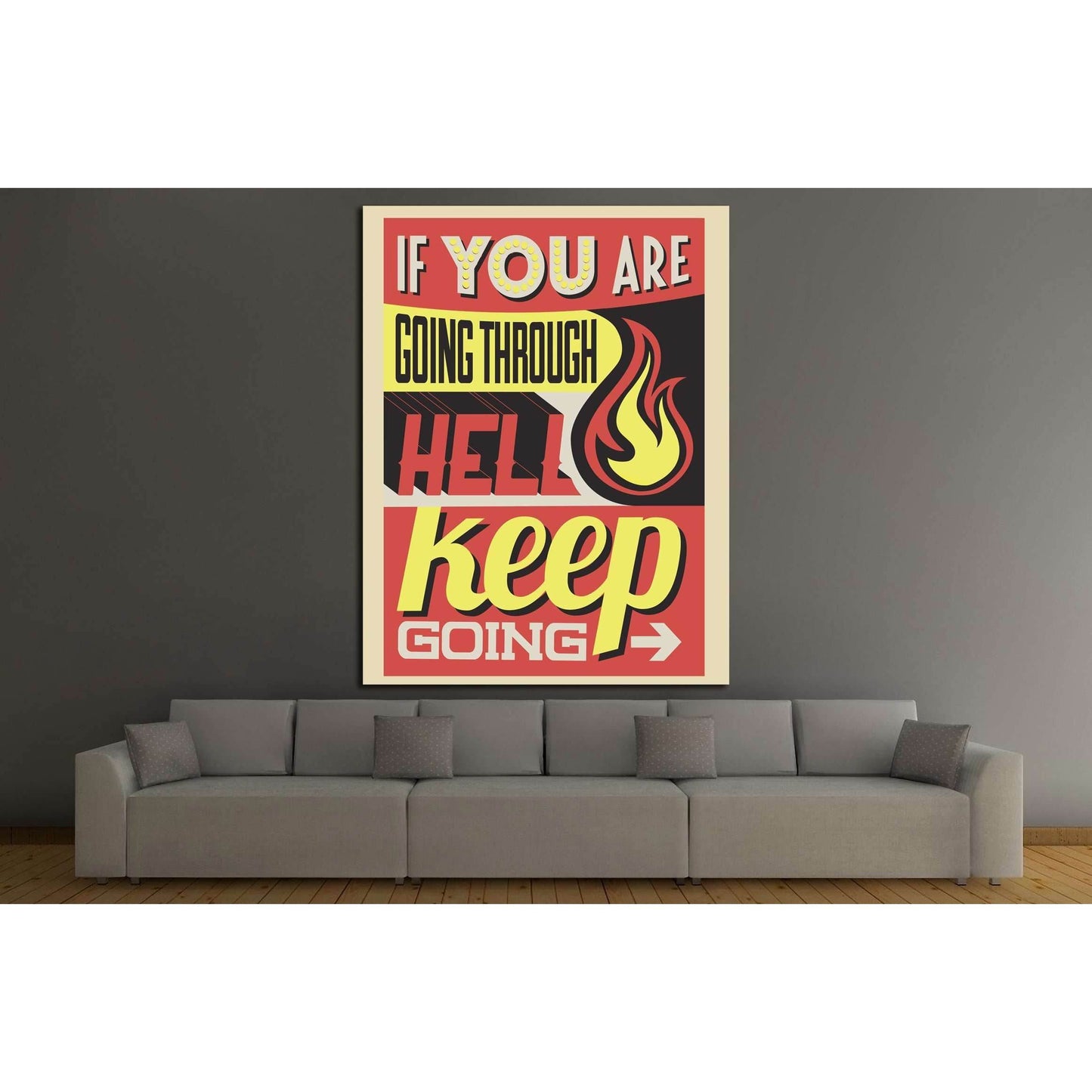 keep going №4536 Ready to Hang Canvas PrintCanvas art arrives ready to hang, with hanging accessories included and no additional framing required. Every canvas print is hand-crafted, made on-demand at our workshop and expertly stretched around 100% North