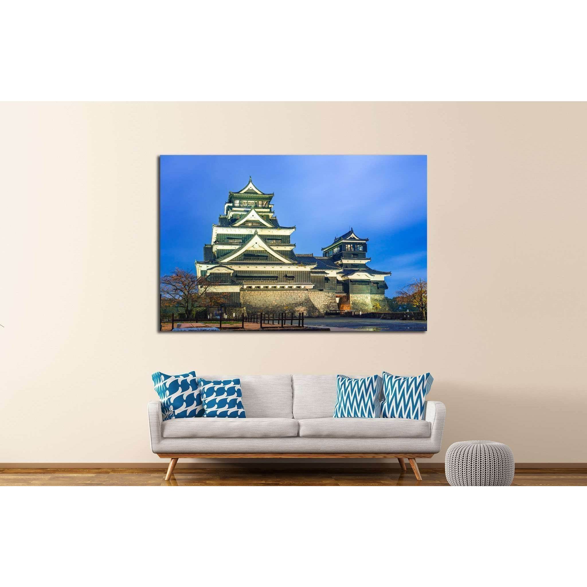 Kumamoto Castle in Kumamoto, Japan №1802 Ready to Hang Canvas PrintCanvas art arrives ready to hang, with hanging accessories included and no additional framing required. Every canvas print is hand-crafted, made on-demand at our workshop and expertly stre