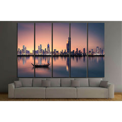 Kuwait city skyline during sunset №2937 Ready to Hang Canvas PrintCanvas art arrives ready to hang, with hanging accessories included and no additional framing required. Every canvas print is hand-crafted, made on-demand at our workshop and expertly stret