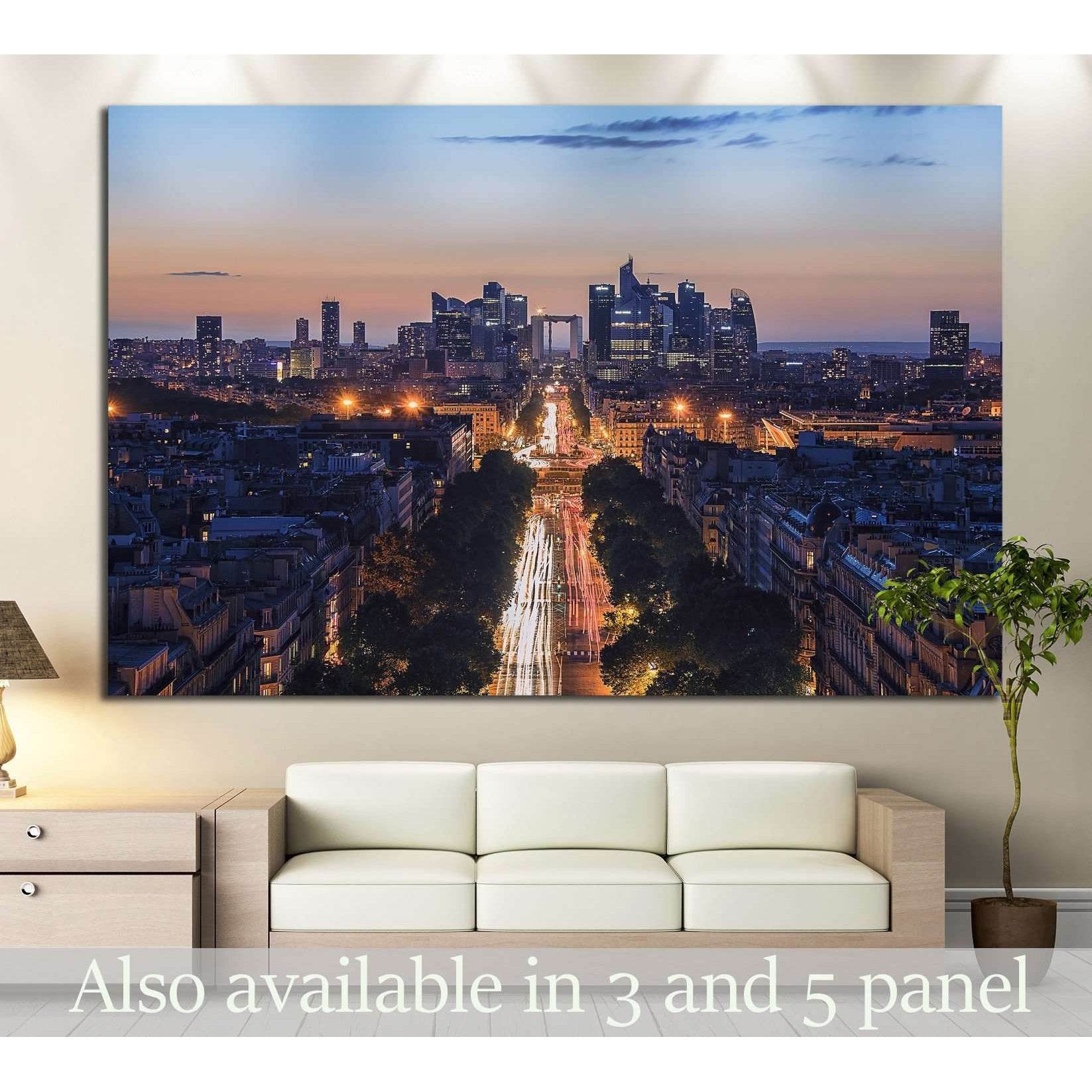 La Defense in Paris №821 Ready to Hang Canvas PrintCanvas art arrives ready to hang, with hanging accessories included and no additional framing required. Every canvas print is hand-crafted, made on-demand at our workshop and expertly stretched around 100