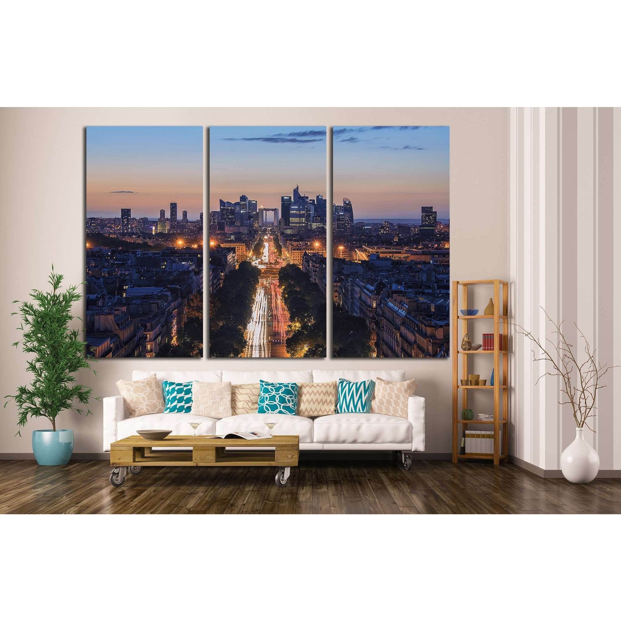 La Defense in Paris №821 Ready to Hang Canvas PrintCanvas art arrives ready to hang, with hanging accessories included and no additional framing required. Every canvas print is hand-crafted, made on-demand at our workshop and expertly stretched around 100