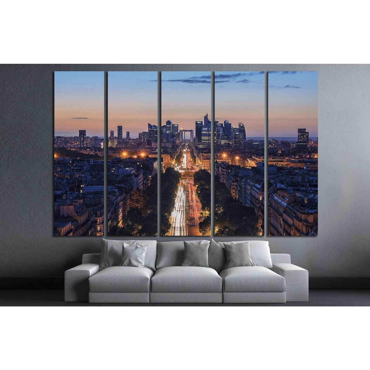 La Defense in Paris №821 Ready to Hang Canvas PrintCanvas art arrives ready to hang, with hanging accessories included and no additional framing required. Every canvas print is hand-crafted, made on-demand at our workshop and expertly stretched around 100