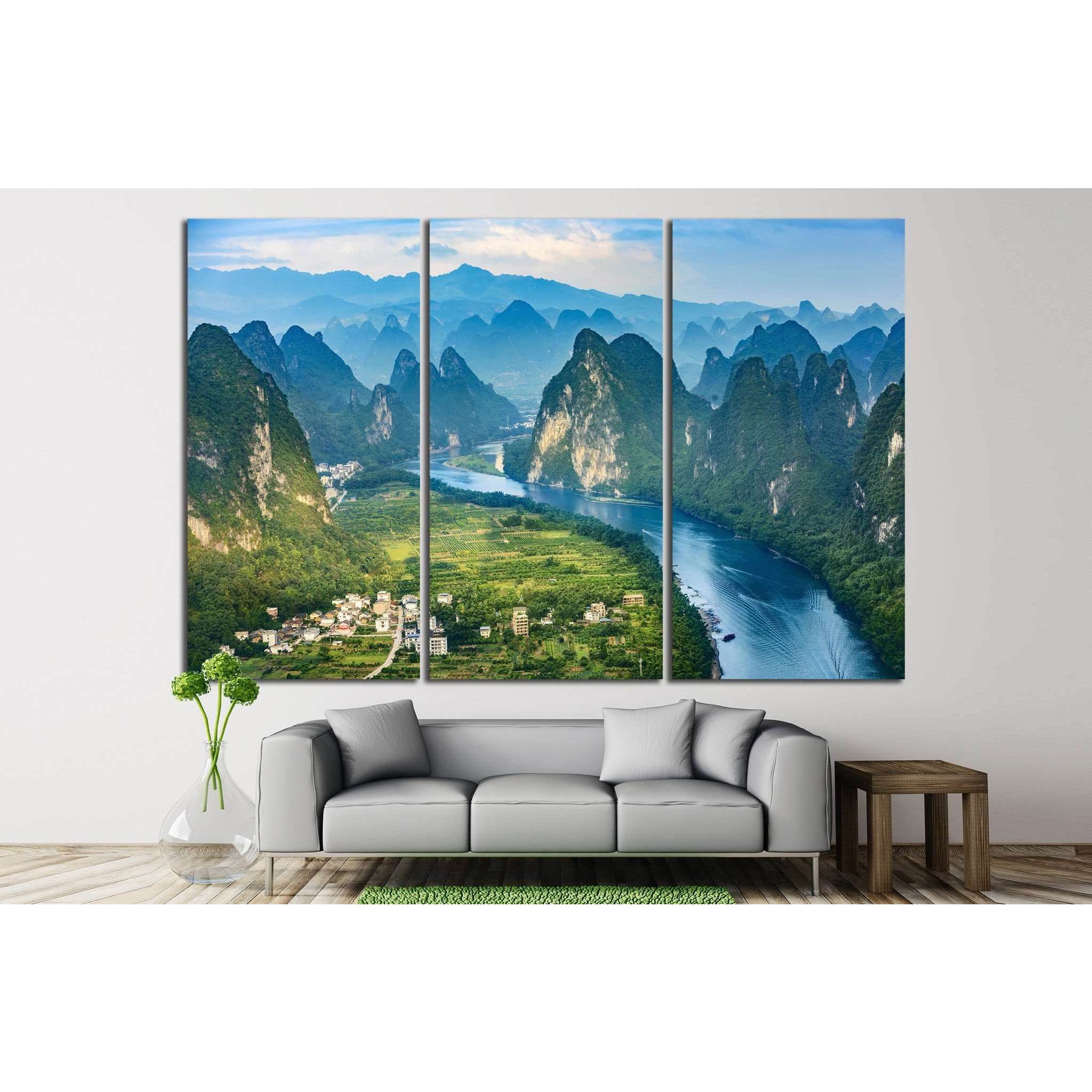 Landscape of Guilin, China №624 Ready to Hang Canvas PrintCanvas art arrives ready to hang, with hanging accessories included and no additional framing required. Every canvas print is hand-crafted, made on-demand at our workshop and expertly stretched aro