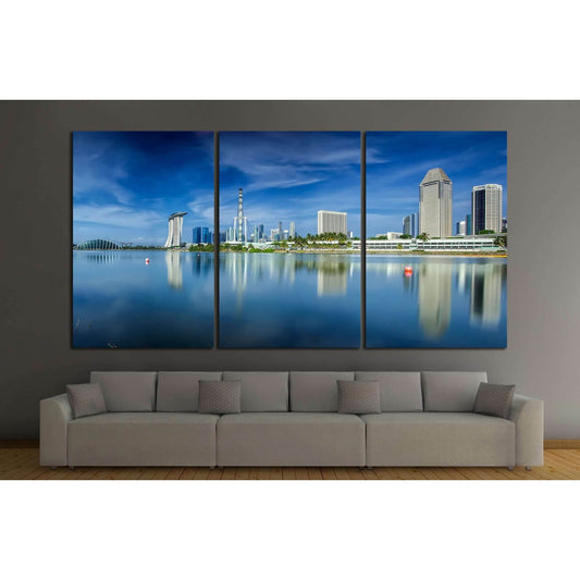 Landscape of Singapore city in day morning time №2165 Ready to Hang Canvas PrintCanvas art arrives ready to hang, with hanging accessories included and no additional framing required. Every canvas print is hand-crafted, made on-demand at our workshop and