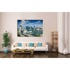 Landscape of Singapore city in day morning time. №2166 Ready to Hang Canvas PrintCanvas art arrives ready to hang, with hanging accessories included and no additional framing required. Every canvas print is hand-crafted, made on-demand at our workshop and