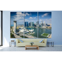 Landscape of Singapore city in day morning time. №2166 Ready to Hang Canvas PrintCanvas art arrives ready to hang, with hanging accessories included and no additional framing required. Every canvas print is hand-crafted, made on-demand at our workshop and