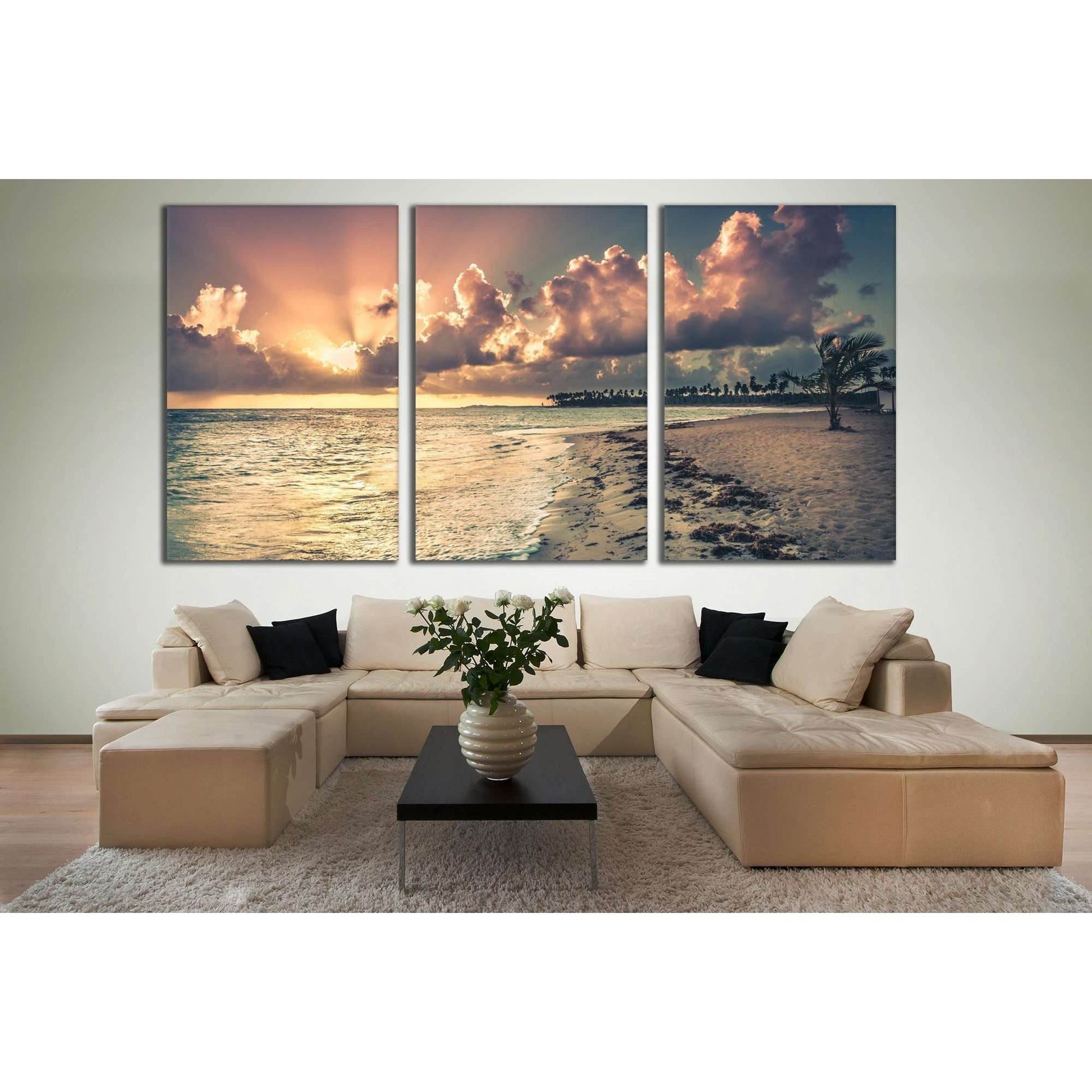 Large Beach №743 Ready to Hang Canvas PrintCanvas art arrives ready to hang, with hanging accessories included and no additional framing required. Every canvas print is hand-crafted, made on-demand at our workshop and expertly stretched around 100% North