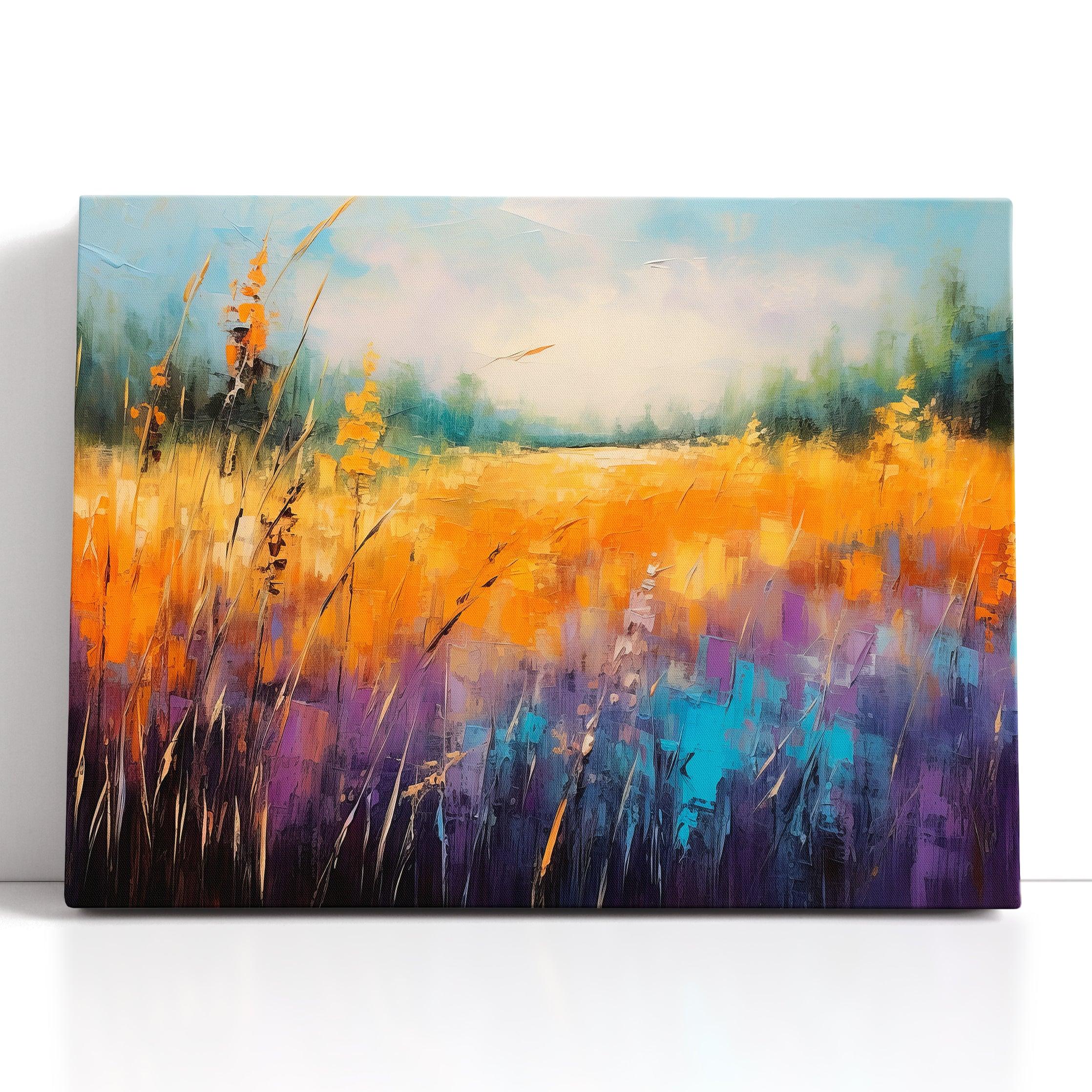 Light-filled Autumn Meadow - Canvas Print - Artoholica Ready to Hang Canvas Print
