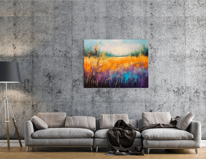 Light-filled Autumn Meadow - Canvas Print - Artoholica Ready to Hang Canvas Print