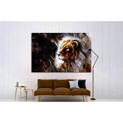 Lion Stare Head shot №1852 Ready to Hang Canvas PrintCanvas art arrives ready to hang, with hanging accessories included and no additional framing required. Every canvas print is hand-crafted, made on-demand at our workshop and expertly stretched around 1